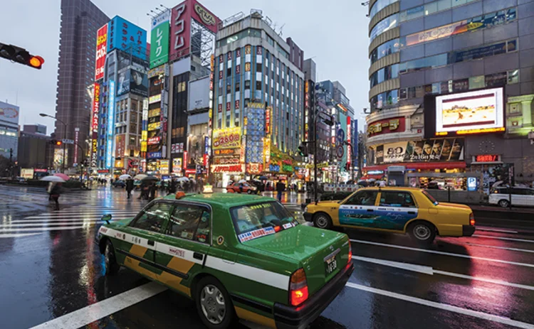 Photo of a Tokyo street scene