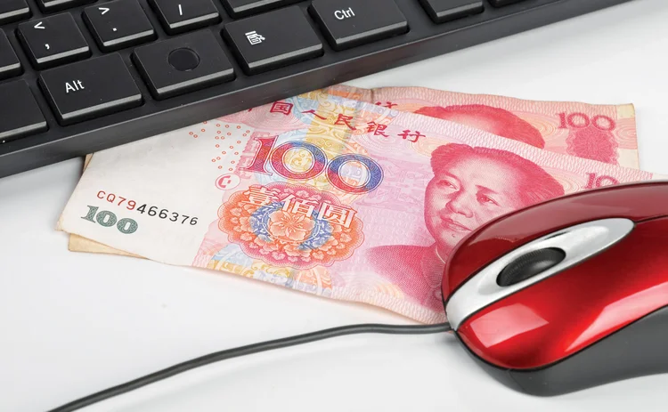 Keyboard, mouse and Chinese money
