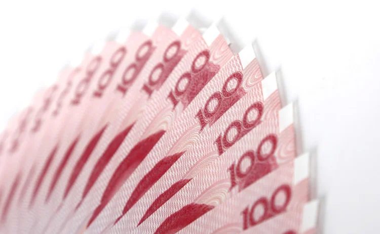 Chinese yuan notes