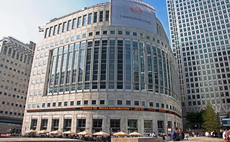 Thomson Reuters building in Canary Wharf